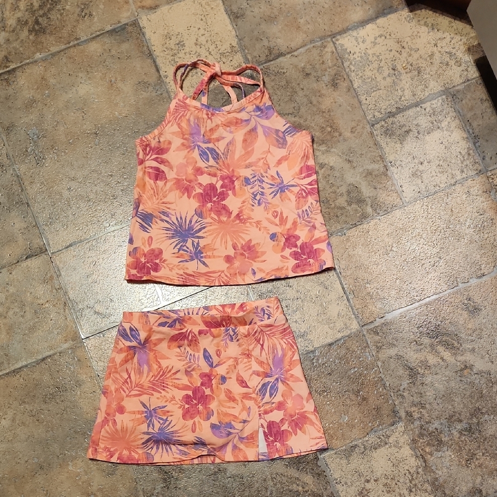 OshKosh Girl's Tropical Skort And Tank Set